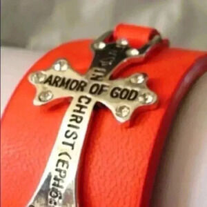 Armor of God Bracelet in Orange